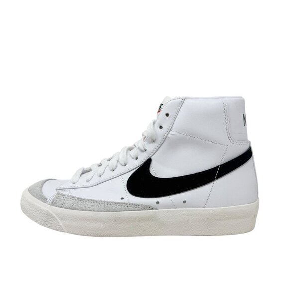 Nike Blazer Mid ’77 White Black Women’s Sneakers Size 7.5 Leather Retro Classic - Picture 4 of 15